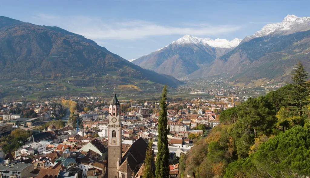 Merano miasteczko wśród gór